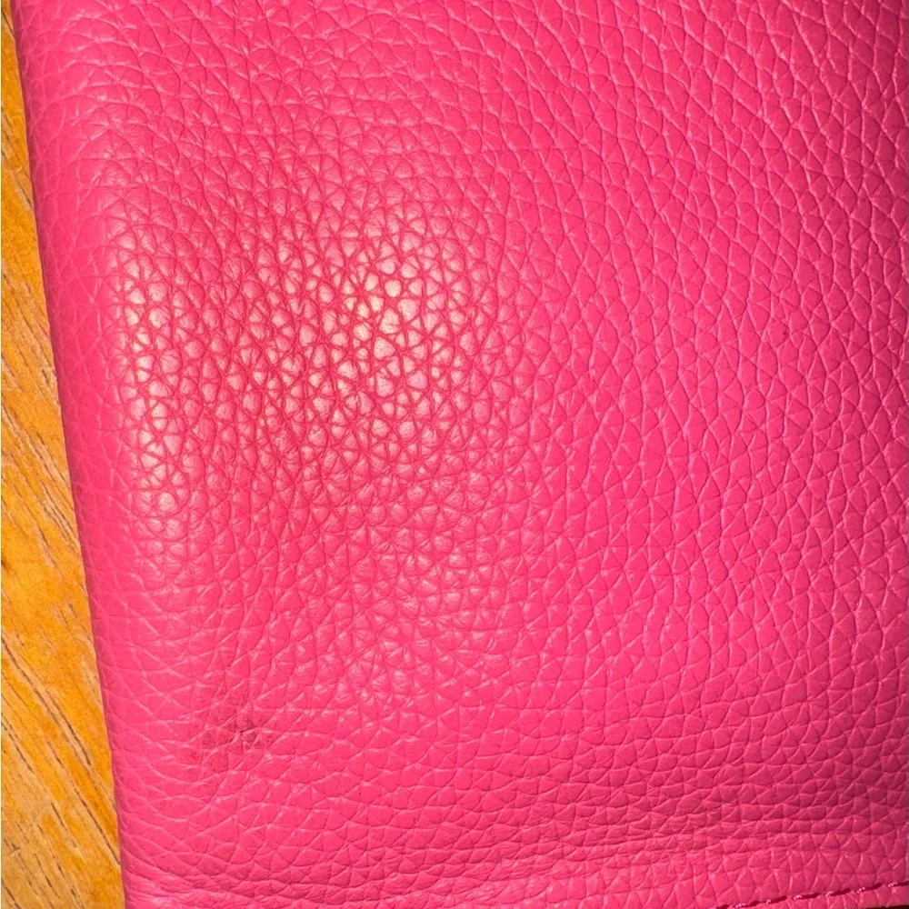 Michael Kors Pink Leather Women's Wristlet - Picture 4 of 7